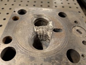 Reparierter Zylinderkopf