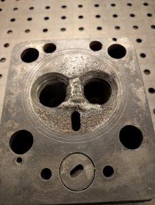 Reparierter Zylinderkopf